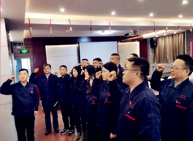 中科礦業(yè)全體黨員集中學(xué)習黨的二十大會(huì )議精神